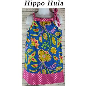Hula Hippo Paisley Sleeveless Dress Size 5